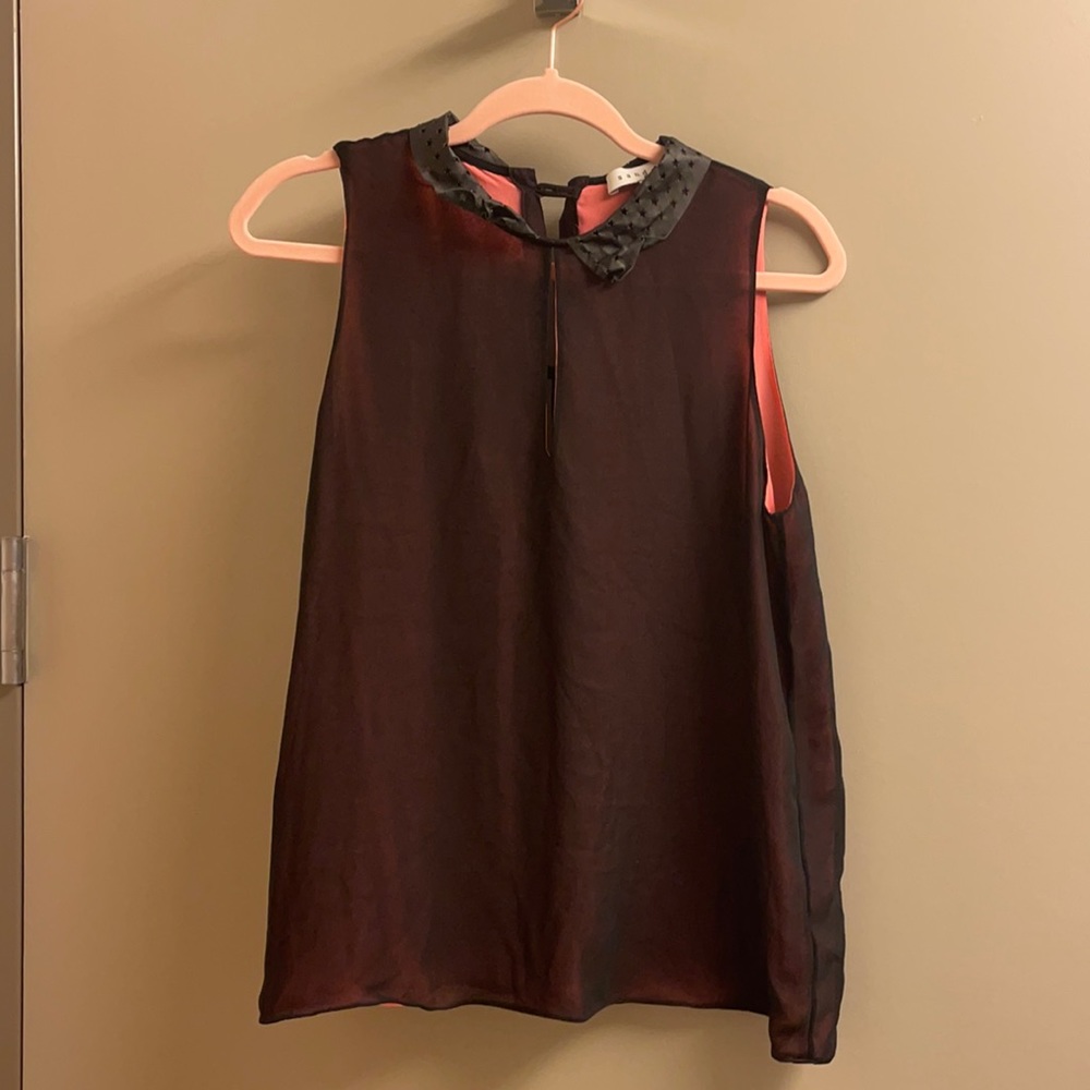 sandro sleeveless blouse